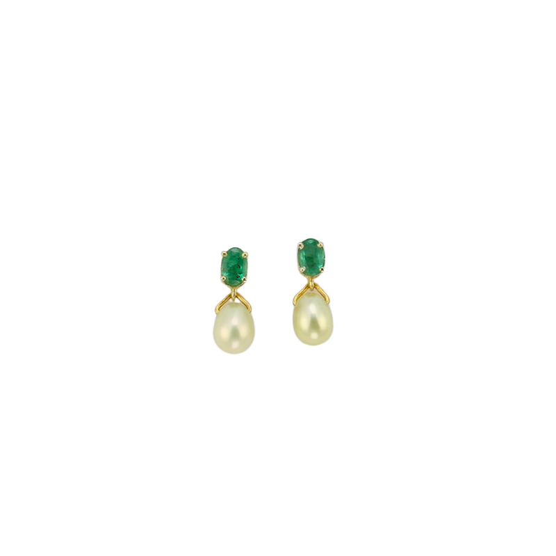 light green freshwater pearls