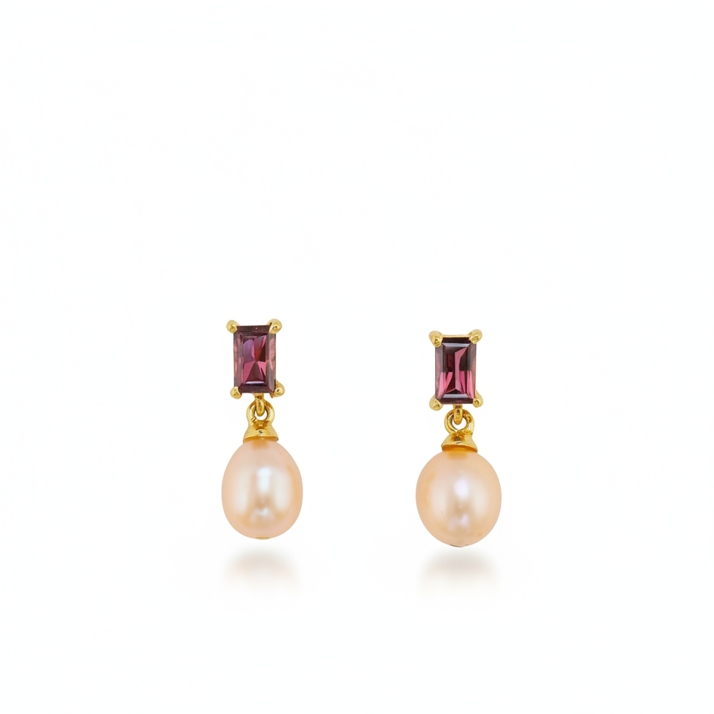 Ruby with Pink Pearls